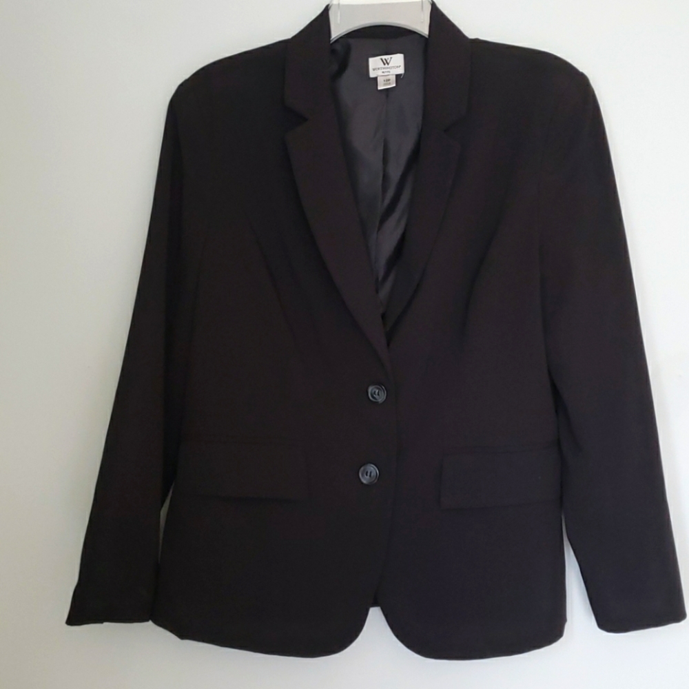 Black Worthington Blazer sz 12p